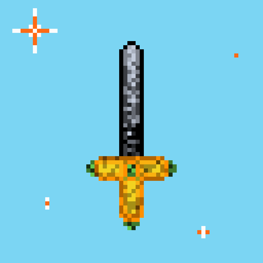 Sword - Infused Jade Gold Defender